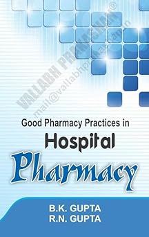 Good Pharmacy Practices in Hospital Pharmacy 
