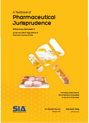 A Textbook of Pharmaceutical Jurisprudence